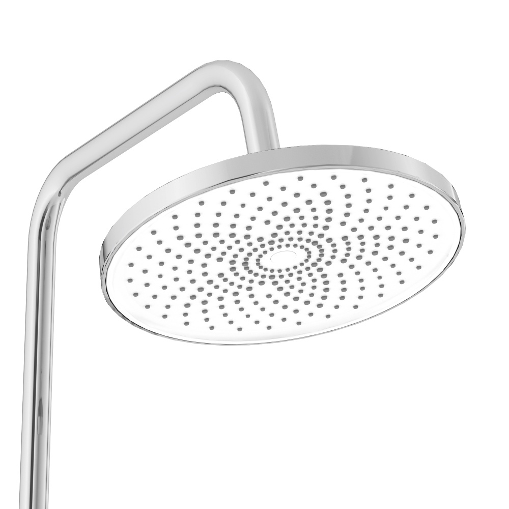 Душова система RJ LUX P (змішувач для душу, душ d225 мм, лійка 120 мм 3 режими, шланг 1500 мм PVC), хром