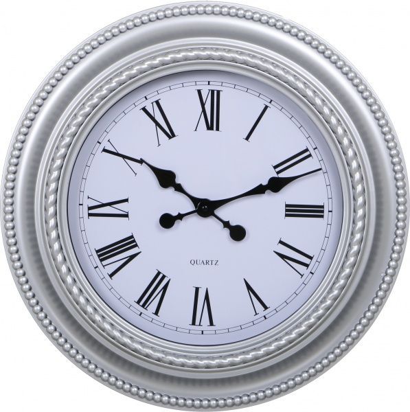Часы настенные Bristol 51х6 см серебряный