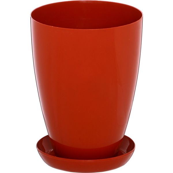 Горшок цветочный Омела 15 см терракотовый