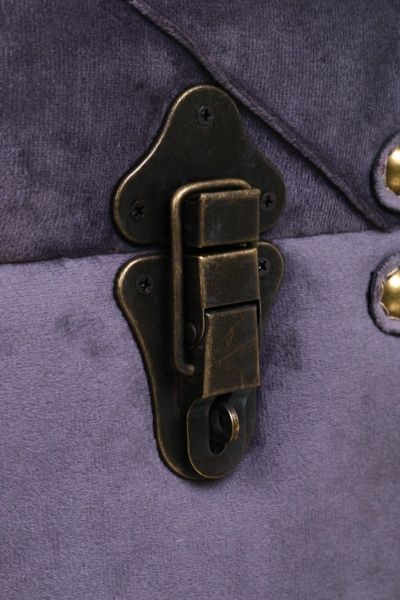 Сундук-пуф Art&Crafts Велюр 57х30х29 см темно-серый 