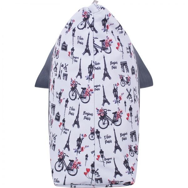 Сумка пляжна Bagland Anita суб.791 (00731664) білий із сірим