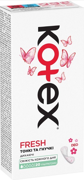 Прокладки щоденні Kotex Lux Super Slim Deo normal 20 шт.
