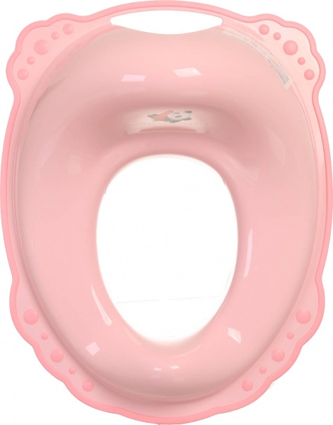 Накладка детская на унитаз Bambinelli с резинкой розовый 39x30x13.5 см