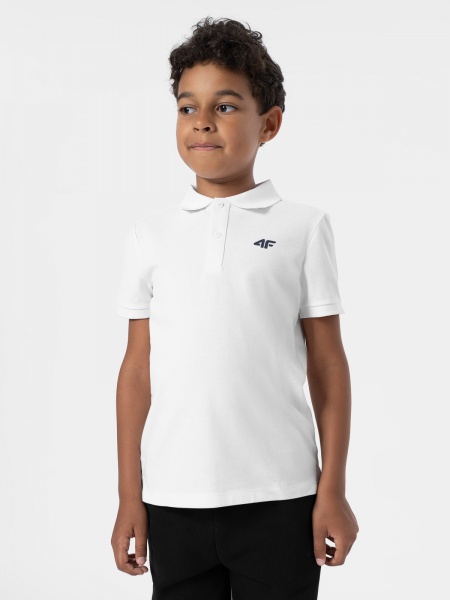 Поло 4F TSHIRT M295 4FJSS23TTSHM295-10S р.122 белый