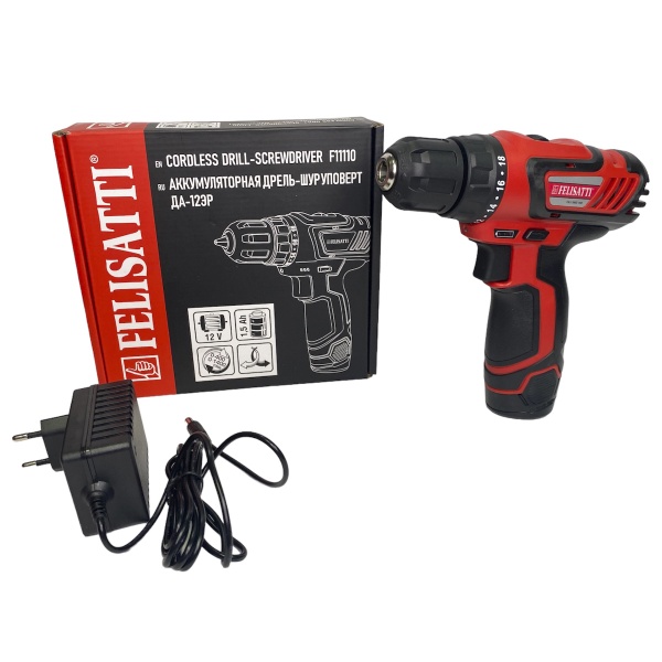Шуруповерт акумуляторний Felisatti ДА-12ЭР/F11110
