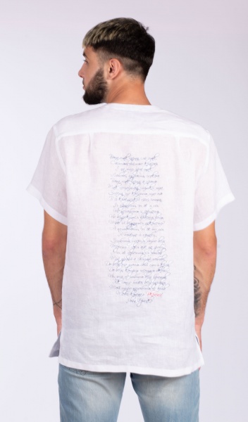 Вышиванка Эдельвика белый р. XL 160-20/09 