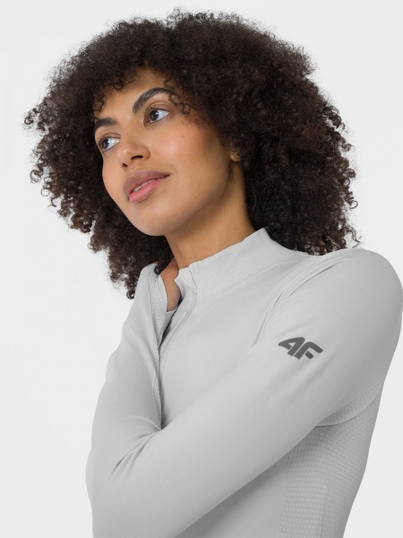 Футболка 4F LONGSLEEVE FNK F116 4FSS23TFLOF116-27S р.XSS серый