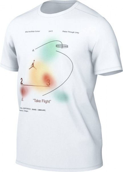 Футболка Nike M J 23E SS CREW DV8410-100 р.L білий