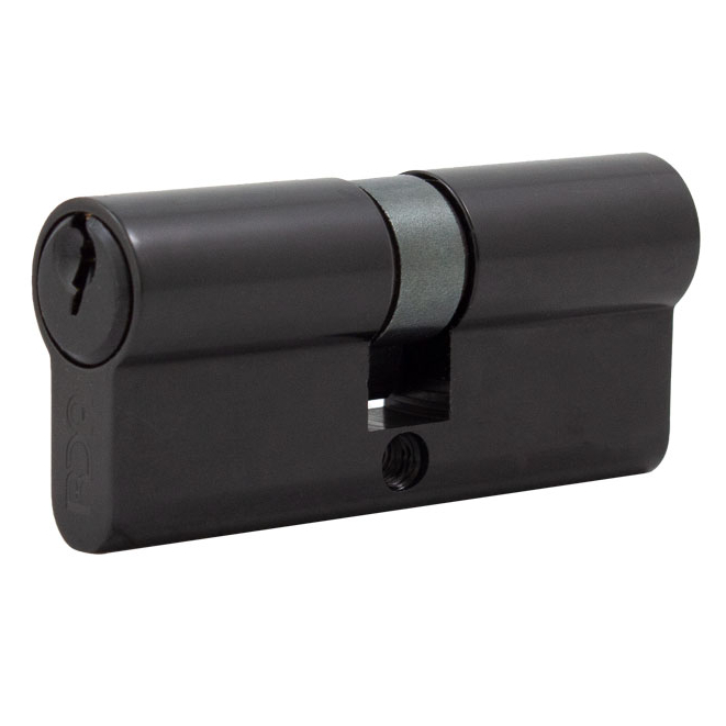 Циліндр RDA 35x35 ключ-ключ 70 мм чорний 65355