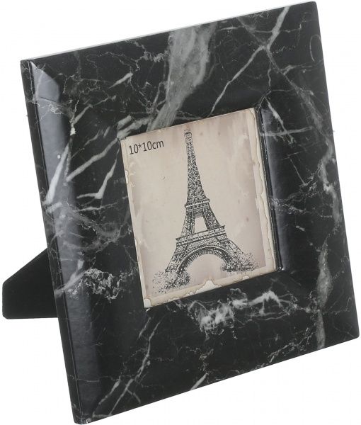 Рамка для фото Мармур 19х19х1,5 см чорний 10x10 см 