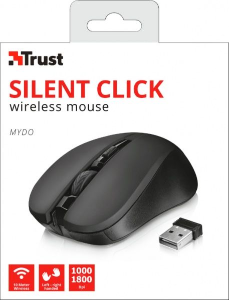 Миша Trust Mydo Silent Click Wireless 21869 black 