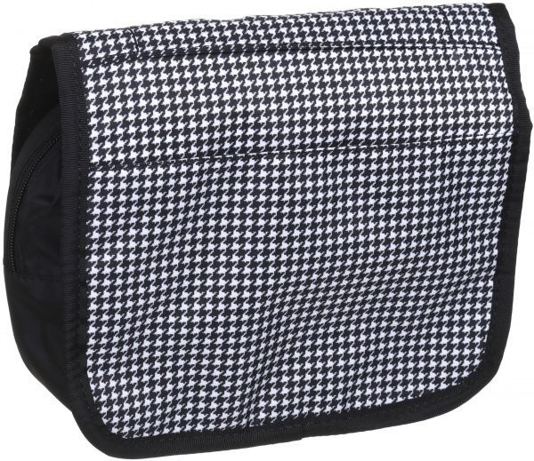 Косметичка Bagland Тревел Pied-de-Poule черный с белым 