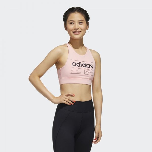 Бра Adidas W BB BRA TOP FL0219 L розовый