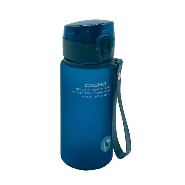 Пляшка для води 560 мл Casno синій KXN-1115_Blue