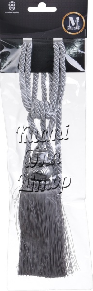 Подхват для штор 2018-52-K-43 серый Majestic