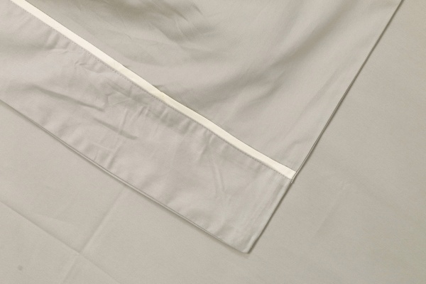 Комплект постельного белья Solid семейный серо-зеленый La Nuit 