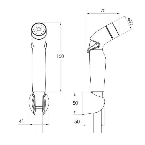 Набір для гігієнічного душу Imprese B70313 