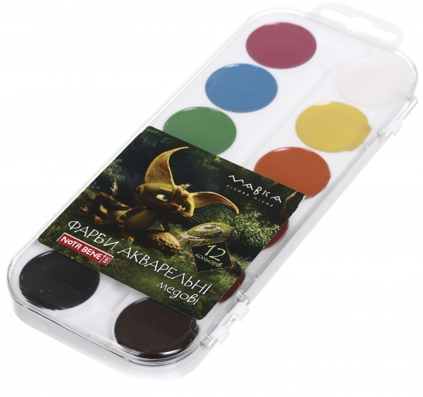 Акварель медовая Мавка лесная песня 12 цветов Nota Bene