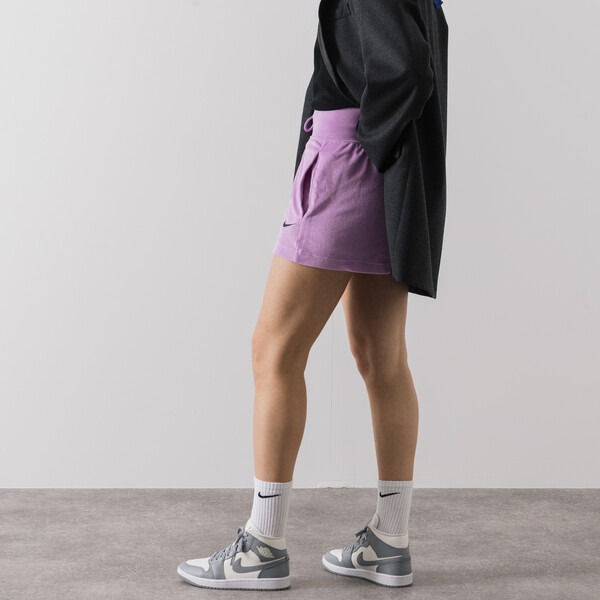 Шорты Nike W NSW TRRY SHORT MS FJ4899-532 р. XL фиолетовый