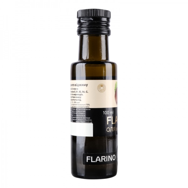 Олія фундукова Flarino холодного віджиму нерафінована 100 мл 