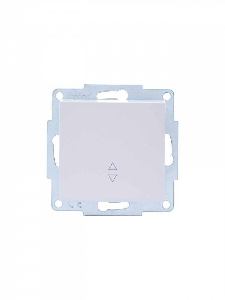 Выключатель проходной одноклавишный Lezard Vesna белый 742-0288-105