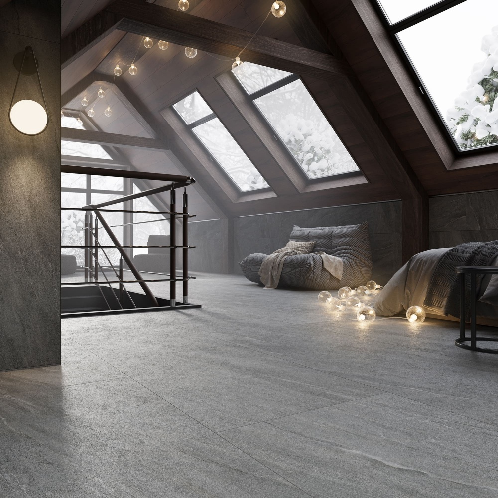 Плитка INTER GRES Callisto сірий темний 210 072/MR 60x120 см