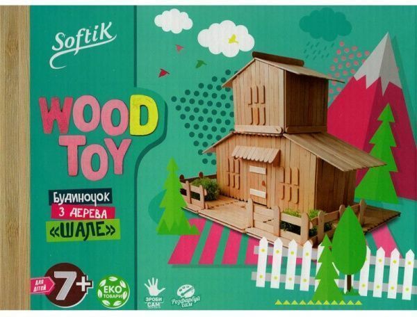 Набор для творчества Домик Шале WoodToy