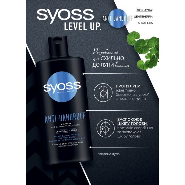 Шампунь Syoss Anti-dandruff 440 мл