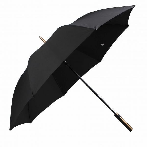 Зонт-трость KRAGO Gold Black черный 