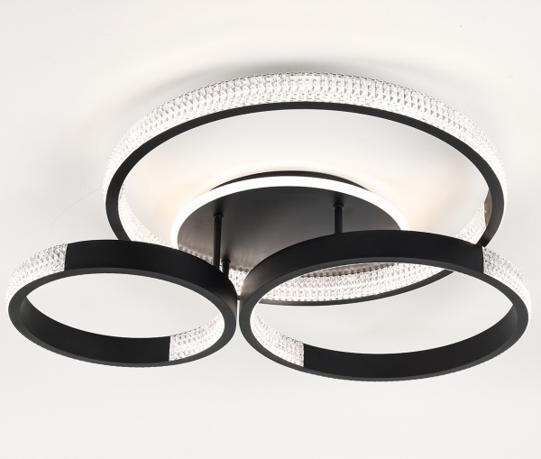 Светильник светодиодный Hopfen с пультом ДУ 110 Вт черный 3000-6000 К SCHWARZ 110 RC BK 