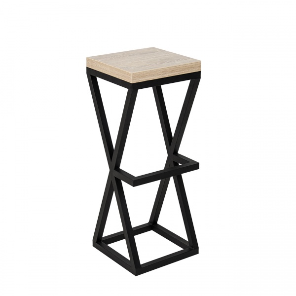 Табурет барный Бундук дуб античный 300х300х710 мм 