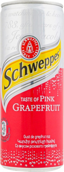 Безалкогольный напиток Schweppes Пинк Грейпфрут 0,25 л (5449000287915) 