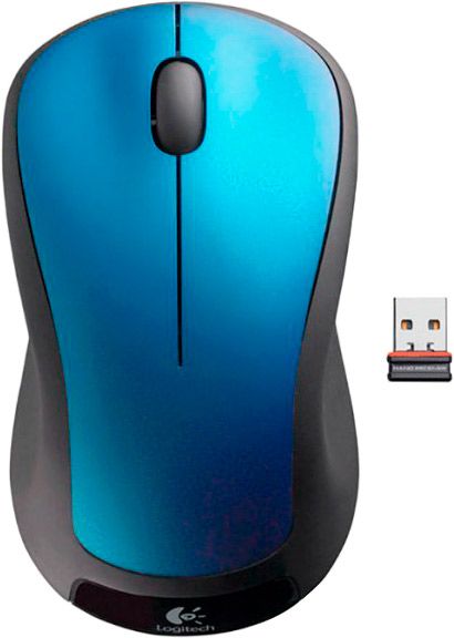 Миша Logitech Wireless Mouse M310 (910-005248) blue/black 