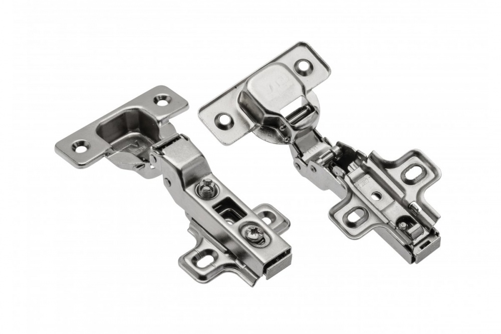 Петля полунакладная GTV 100° Clip-On без доводчика ZP-CONL08-BE