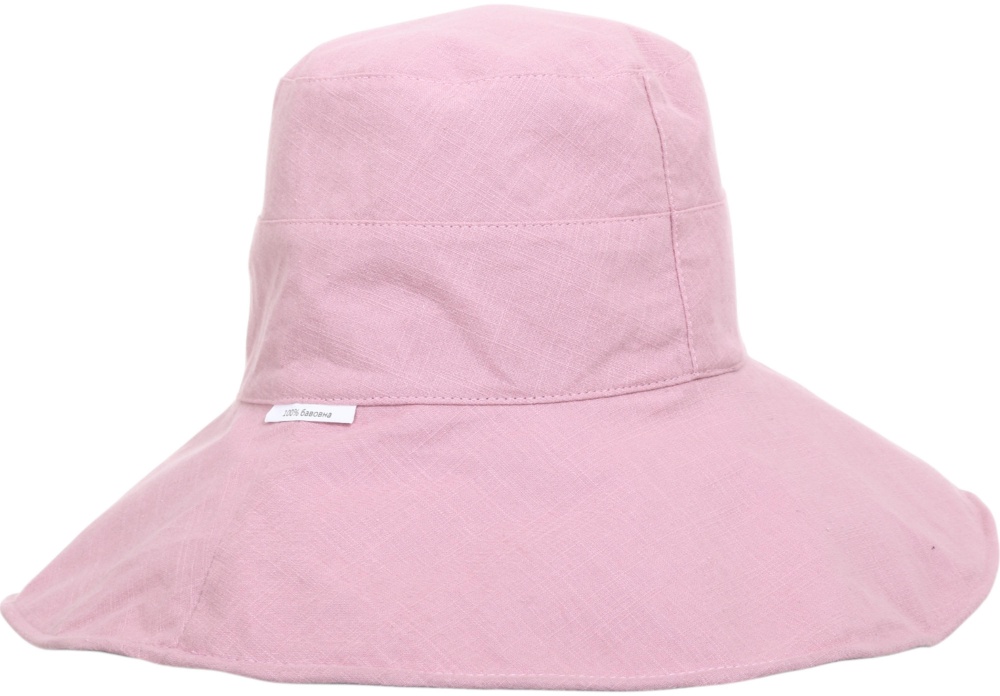 Шляпа с длинными полями Luna Becky one size серо-розовый