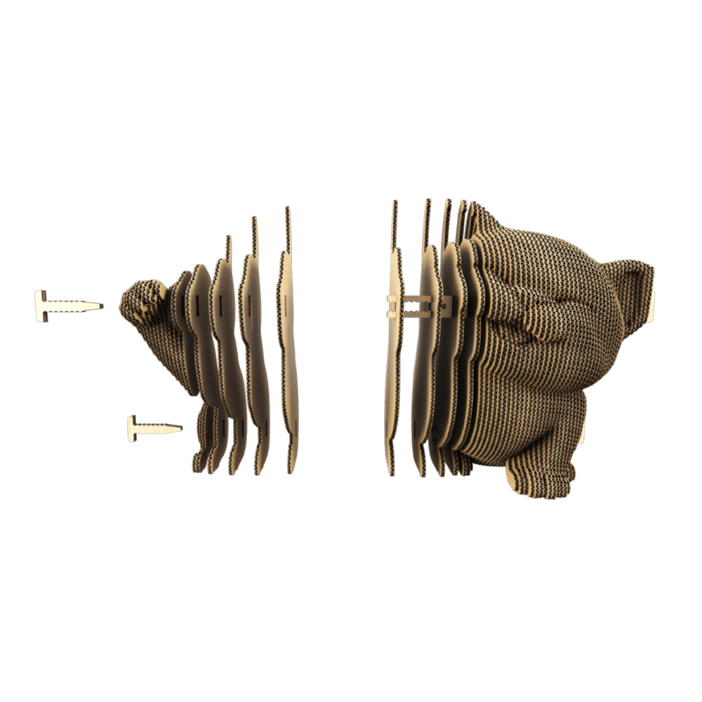 Конструктор картонний Cartonic 3D Puzzle KITTENS TRIO CARTKITTENS