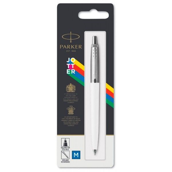 Ручка кулькова Parker Jotter White 15 036