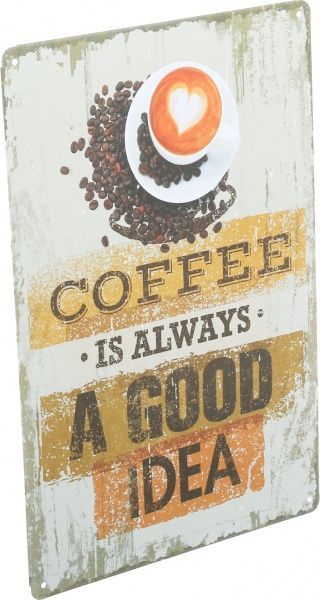 Табличка декоративная Кофе 30x20 см 