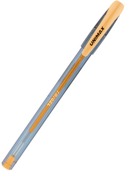 Ручка гелевая Unimax Trigel-2 золото 