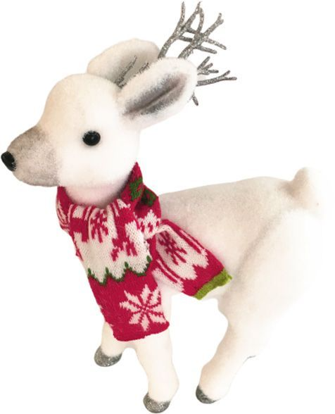 Декоративная фигура Олень в шарфике зеленом JMF17422 37 см