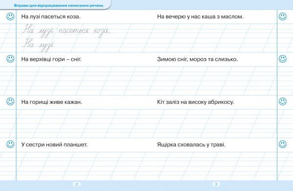 Книга-развивайка Анастасия Фисина «Тренажер для списування речень і текстів» 978-966-939-694-5