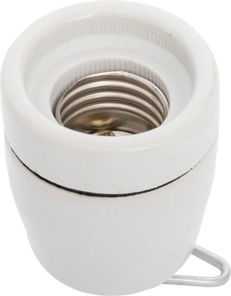 Патрон електричний  ЕМТ E27 кераміка білий 22-0108