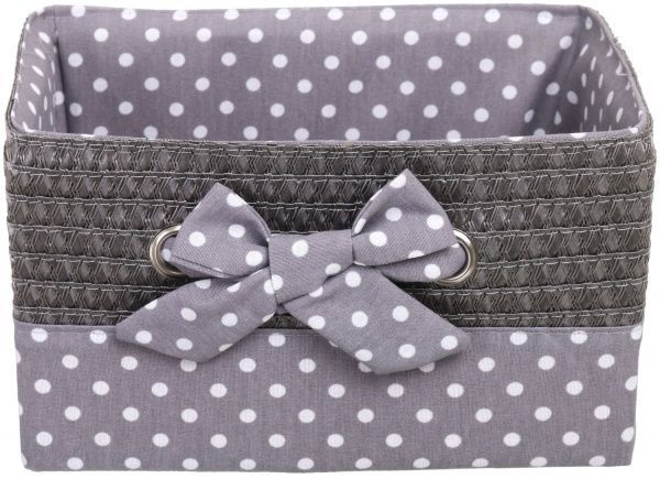 Кошик плетений з текстилем Tony Bridge Basket 29x20x16 см DSA16-6AB-5 