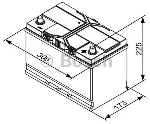 Аккумулятор автомобильный Bosch S4 EFB ASIA Start-Stop 85Ah 800A 12V «+» справа (BO 0092S4E420)