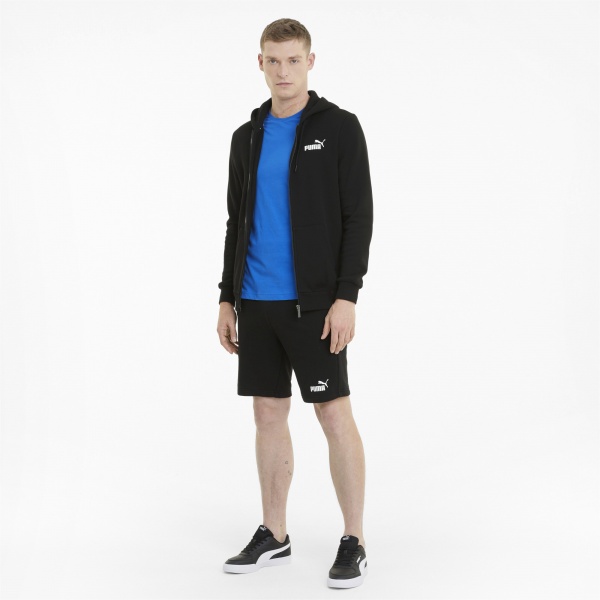 Джемпер Puma ESS Small Logo FZ Hoodie 58670201 р. M чорний
