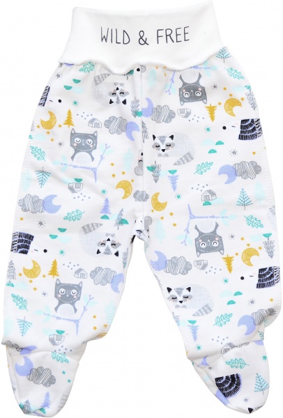 Ползунки детские Minikin 201440162 р.62 молочный с рисунком 