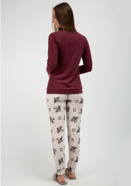 Пижама женская Roksana 1034/16049 р. 2XL баклажановый 