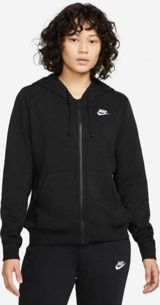 Джемпер Nike CLUB FLC FZ HOODIE STD DQ5471-010 р. XL чорний