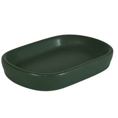 Мыльница Bisk Nero зеленая 8360