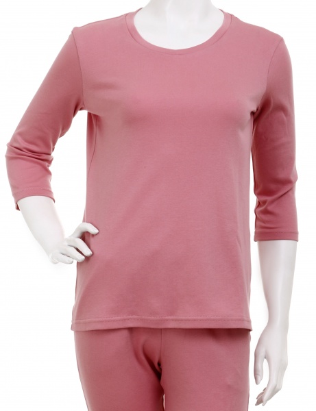 Футболка жіноча Flis clothes Рожева колекція 3/4 рукав р.L рожевий